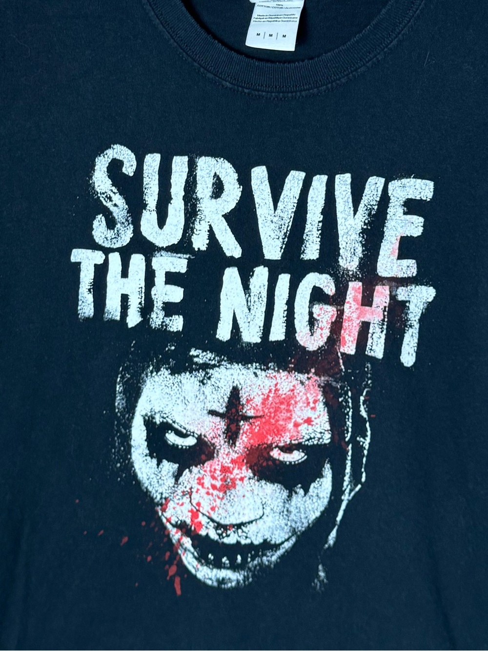 The Purge Survive The Night Horror Movie Black Graphic T-Shirt - Picture 1 of 3